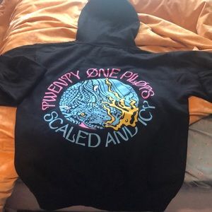 Twenty one pilots scaled and icy hoodie
